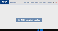 Desktop Screenshot of colorificiomp.it